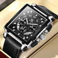 Relógio Quadrado Luxo Dom Marlon